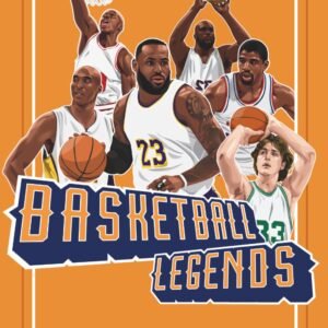 Basketball Legends: 20 Inspiring Biographies For Kids - The Greatest Basketball Players Ever (Fun-Filled Basketball Books for Kids) - Image 1